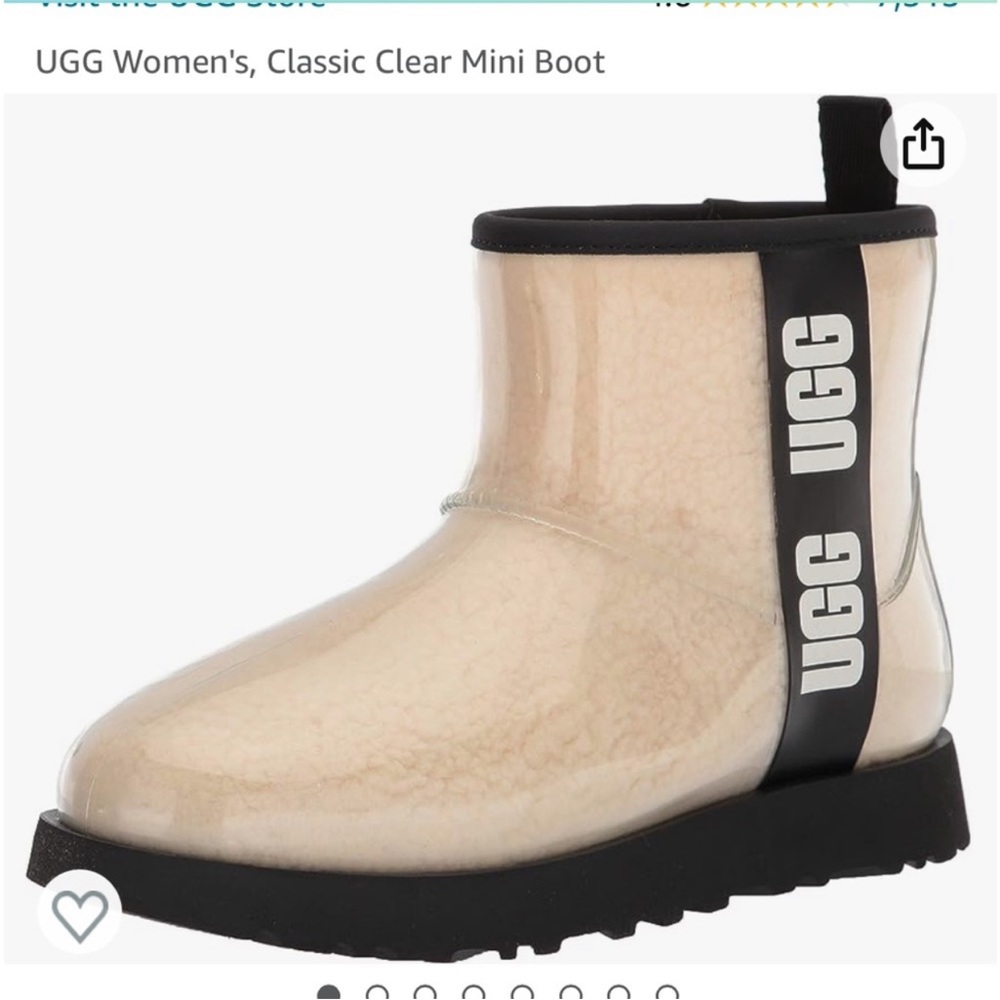 Classic ugg mini clear size8